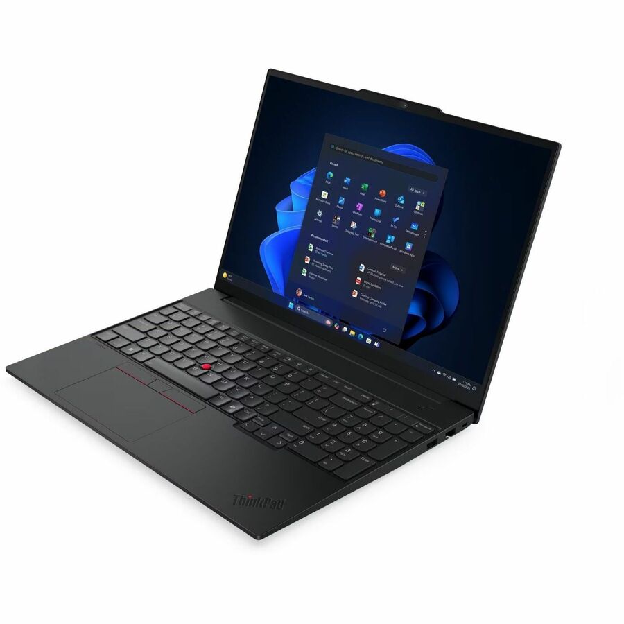 Alternate-Image1 Image for Lenovo ThinkPad E16 Gen 3 21SR0033US 16" Notebook - WUXGA - 60 Hz - Intel Core Ultra 7 255H - 16 GB - 512 GB SSD - English Keyboard - Black