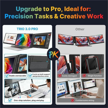 Alternate-Image2 Image for Mobile Pixels Trio 3.0 Pro 101-1004P06 14" Class LCD Monitor - 16:10