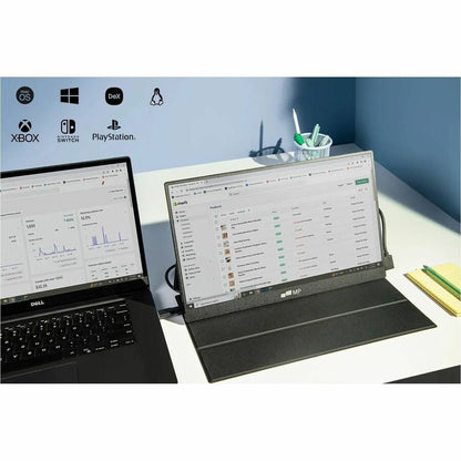 Life-Style Image for Mobile Pixels Fold 2.5K 16" Class WQXGA LCD Monitor - 16:10 - Black