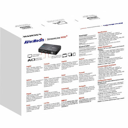 Alternate-Image6 Image for AVerMedia StreamLine MINI+ GC311G2 Video Capturing Device