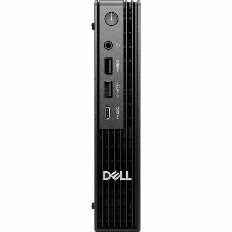 Front Image for Dell Pro QBM1250 Desktop Computer - Intel Core Ultra 7 265 - vPro Technology - 16 GB - 256 GB SSD - Micro PC