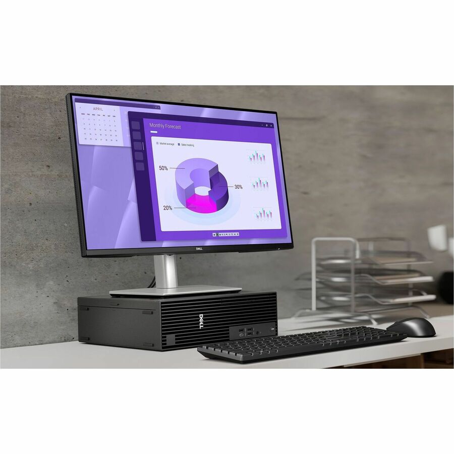 Alternate-Image8 Image for Dell Pro Slim Plus QBS1250 Desktop Computer - Intel Core Ultra 7 265 - vPro Technology - 16 GB - 256 GB SSD - Slim PC - Standard Black