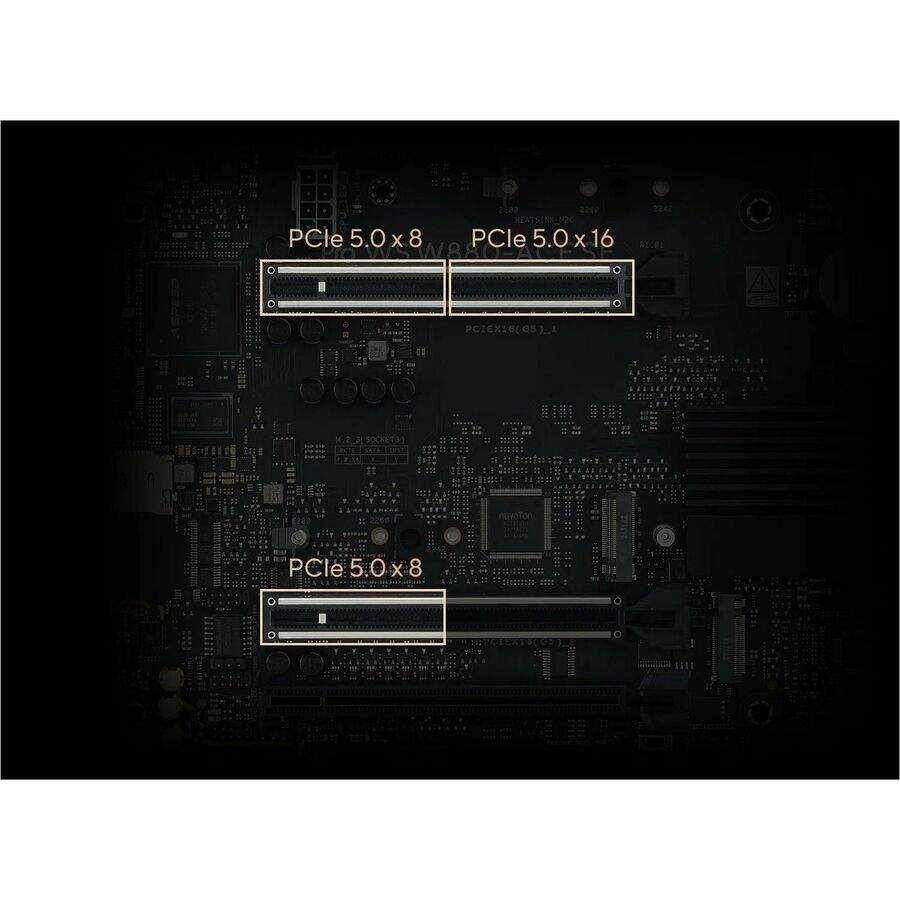 Alternate-Image6 Image for Asus Pro Pro WS W880-ACE SE Gaming Desktop Motherboard - Intel W880 Chipset - Socket LGA-1851 - ATX