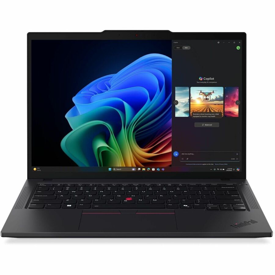 Alternate-Image7 Image for Lenovo ThinkPad T14 Gen 6 21QG0007US 14" Touchscreen Copilot+ PC Notebook - WUXGA - 60 Hz - Intel Core Ultra 5 238V - vPro Technology - 32 GB - 512 GB SSD - English Keyboard - Black