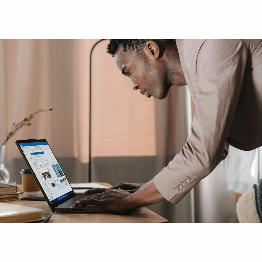 Life-Style Image for Lenovo ThinkPad T16 Gen 4 21QE001UUS 16" Touchscreen Notebook - WUXGA - Intel Core Ultra 5 225U - 16 GB - 512 GB SSD - English Keyboard - Black