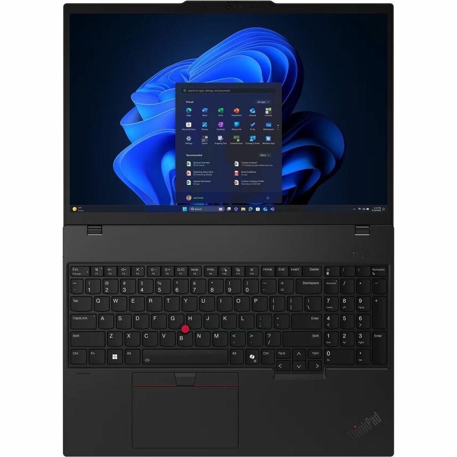 Alternate-Image4 Image for Lenovo ThinkPad T16 Gen 4 21QE001UUS 16" Touchscreen Notebook - WUXGA - Intel Core Ultra 5 225U - 16 GB - 512 GB SSD - English Keyboard - Black