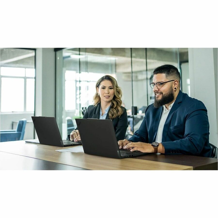 Life-Style Image for Lenovo ThinkPad T14 Gen 6 21QG0006US 14" Copilot+ PC Notebook - WUXGA - 60 Hz - Intel Core Ultra 5 228V - 32 GB - 512 GB SSD - English Keyboard - Black