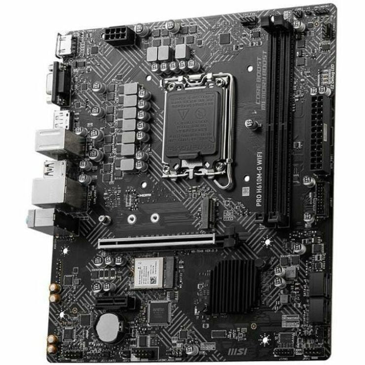 Alternate-Image1 Image for MSI H610M-G WIFI Gaming Desktop Motherboard - Intel H610 Chipset - Socket LGA-1700 - Micro ATX