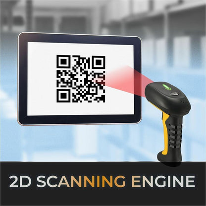 Alternate-Image4 Image for Adesso Bluetooth & 2.4Ghz Wireless Antimicrobial & Waterproof 2D Barcode Scanner