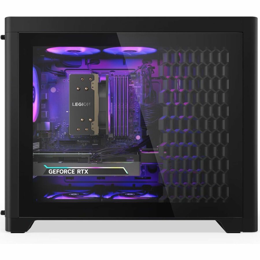 Right Image for Lenovo Legion T5 30IAS10 90YA0073US Gaming Desktop Computer - Intel Core Ultra 7 265F - 16 GB - 1 TB SSD - Tower - Eclipse Black