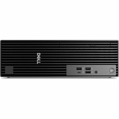 Front Image for Dell Pro Slim QCS1250 Desktop Computer - Intel Core Ultra 7 265 - 16 GB - 512 GB SSD - Slim PC - Standard Black