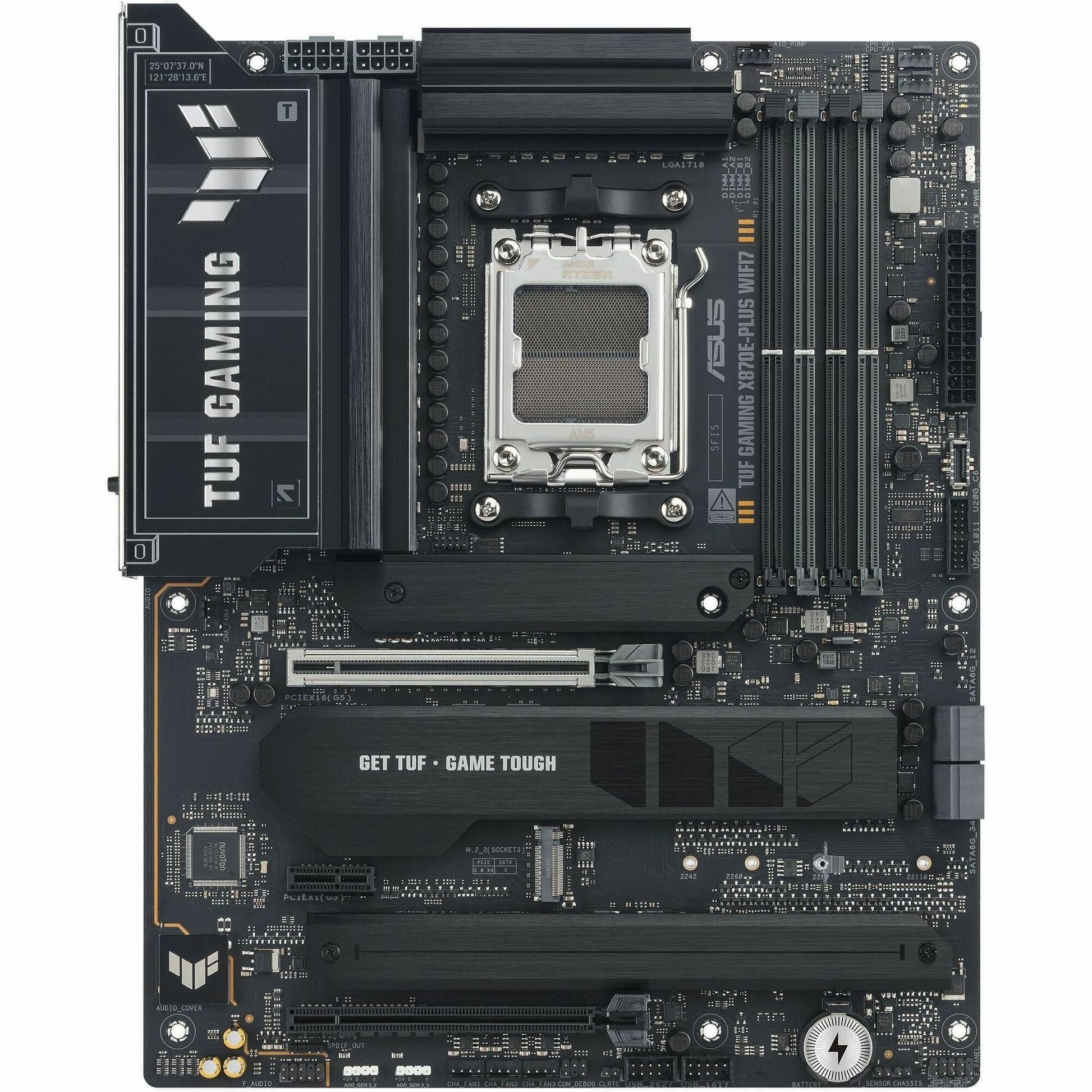 Main Image for TUF X870E-PLUS WIFI7 Gaming Desktop Motherboard - AMD X870E Chipset - Socket AM5 - ATX