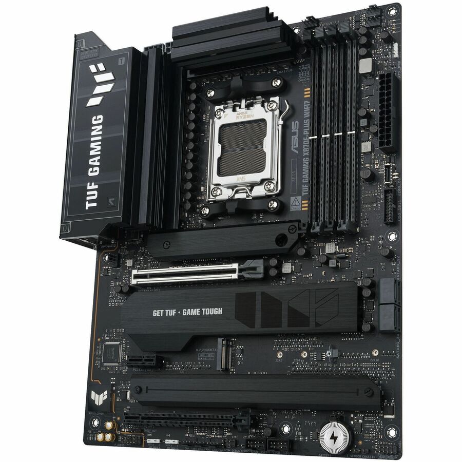 Alternate-Image2 Image for TUF X870E-PLUS WIFI7 Gaming Desktop Motherboard - AMD X870E Chipset - Socket AM5 - ATX