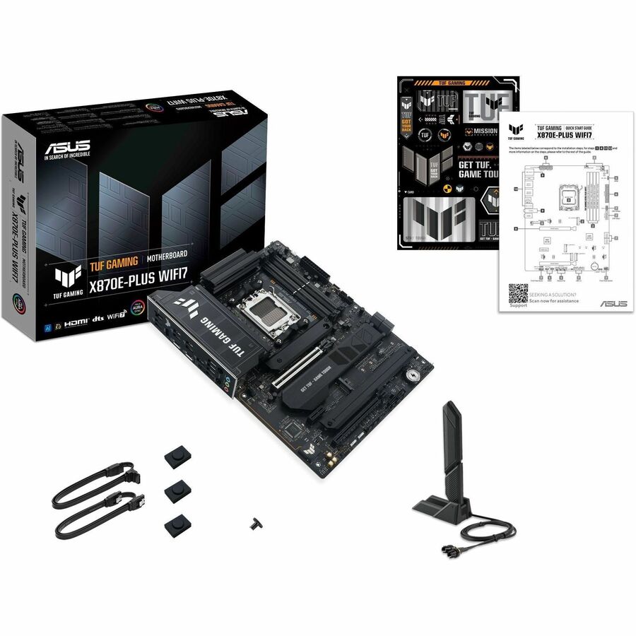 Alternate-Image7 Image for TUF X870E-PLUS WIFI7 Gaming Desktop Motherboard - AMD X870E Chipset - Socket AM5 - ATX