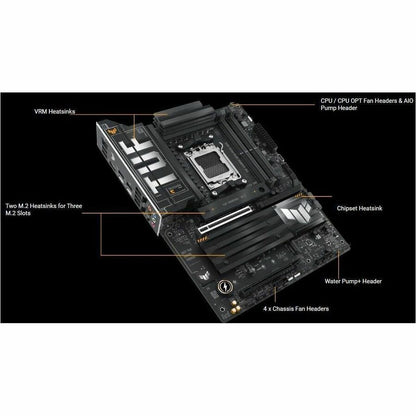 Alternate-Image9 Image for TUF X870E-PLUS WIFI7 Gaming Desktop Motherboard - AMD X870E Chipset - Socket AM5 - ATX