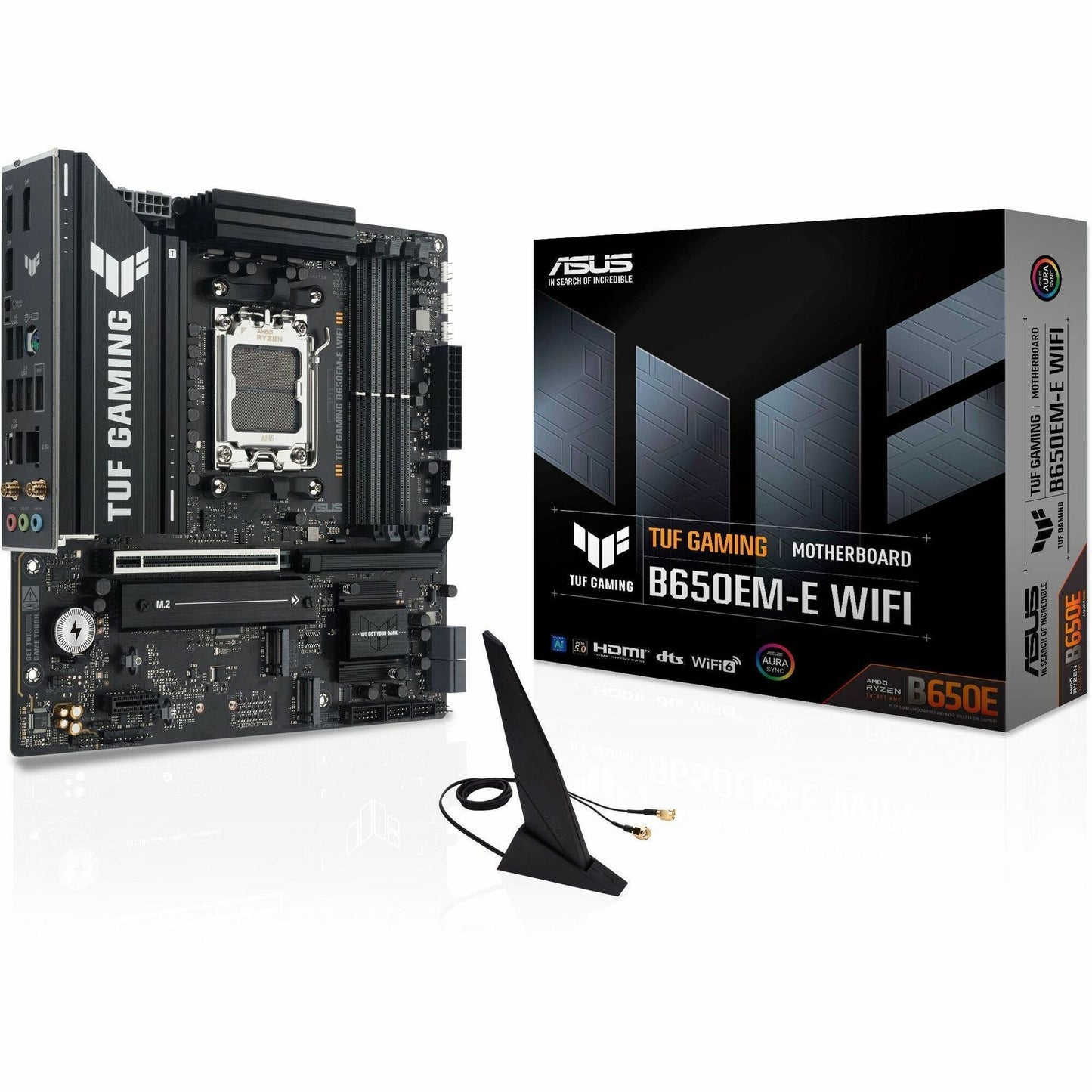 Main Image for TUF GAMING B650EM-E WIFI Gaming Desktop Motherboard - AMD B650 Chipset - Socket AM5 - Micro ATX