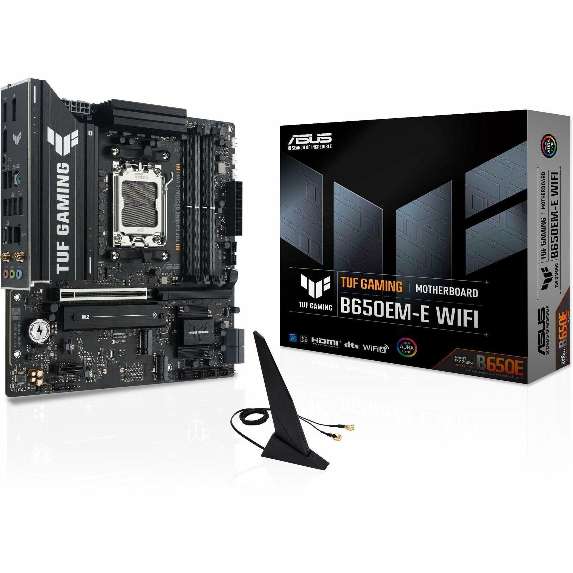 Main Image for TUF GAMING B650EM-E WIFI Gaming Desktop Motherboard - AMD B650 Chipset - Socket AM5 - Micro ATX