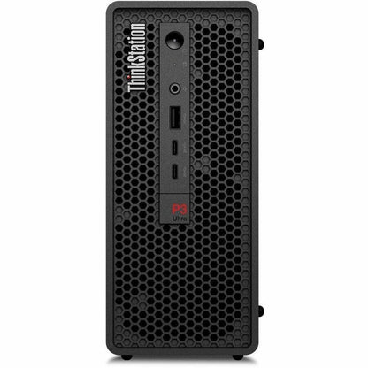 Front Image for Lenovo ThinkStation P3 Ultra Gen 2 30J50054US Workstation - 1 x Intel Core Ultra 7 2nd Gen 265 - vPro Technology - 32 GB - 1 TB SSD - Small Form Factor
