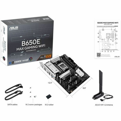 Alternate-Image2 Image for Asus B650E MAX GAMING WIFI Gaming Desktop Motherboard - AMD B650 Chipset - Socket AM5 - ATX
