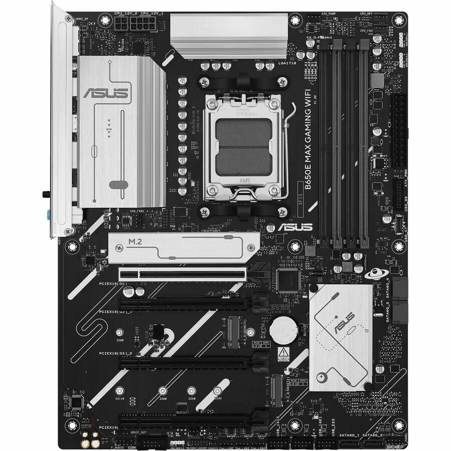 Alternate-Image1 Image for Asus B650E MAX GAMING WIFI Gaming Desktop Motherboard - AMD B650 Chipset - Socket AM5 - ATX