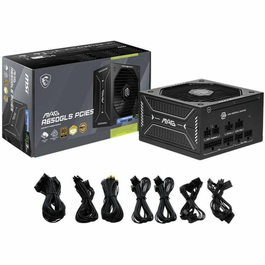 Alternate-Image3 Image for MSI MAG A650GLS PCIE5 650W Power Supply