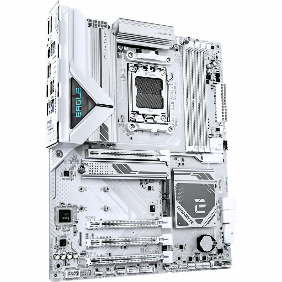 Alternate-Image2 Image for GIGABYTE Ultra Durable B850 EAGLE WIFI7 ICE Gaming Desktop Motherboard - AMD B850 Chipset - Socket AM5 - ATX