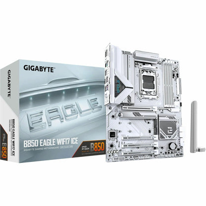 Main Image for GIGABYTE Ultra Durable B850 EAGLE WIFI7 ICE Gaming Desktop Motherboard - AMD B850 Chipset - Socket AM5 - ATX