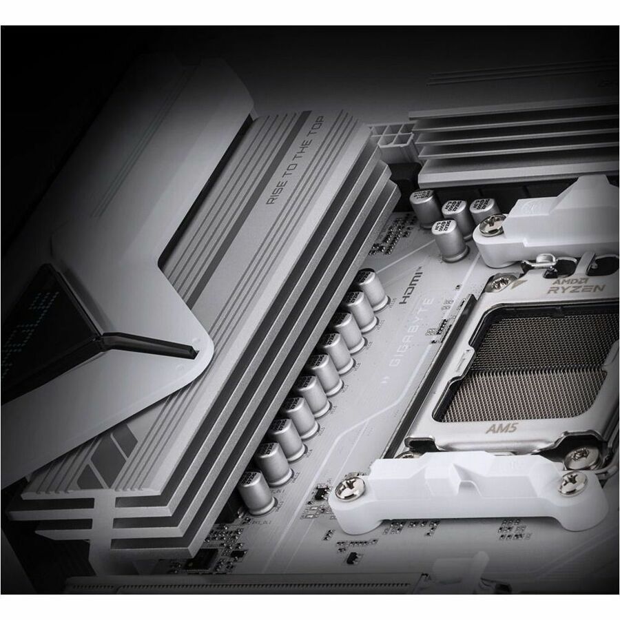 Alternate-Image5 Image for GIGABYTE Ultra Durable B850 EAGLE WIFI7 ICE Gaming Desktop Motherboard - AMD B850 Chipset - Socket AM5 - ATX