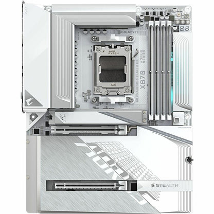 Alternate-Image4 Image for GIGABYTE STEALTH B870 AORUS STEALTH ICE Gaming Desktop Motherboard - AMD X870 Chipset - Socket AM5 - ATX