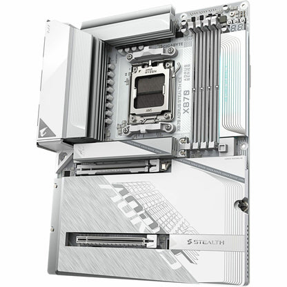 Main Image for GIGABYTE STEALTH B870 AORUS STEALTH ICE Gaming Desktop Motherboard - AMD X870 Chipset - Socket AM5 - ATX
