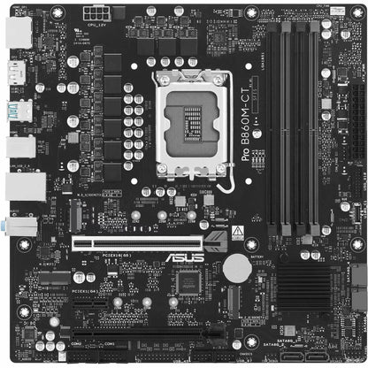 Main Image for Asus Pro B860M-CT-CSM Desktop Motherboard - Intel B860 Chipset - Socket LGA-1851 - Micro ATX