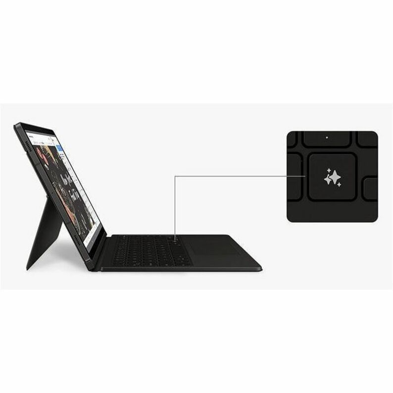 Alternate-Image9 Image for Samsung Keyboard/Cover Case (Book Fold) Samsung Galaxy Tab S10 FE+ Tablet - Black