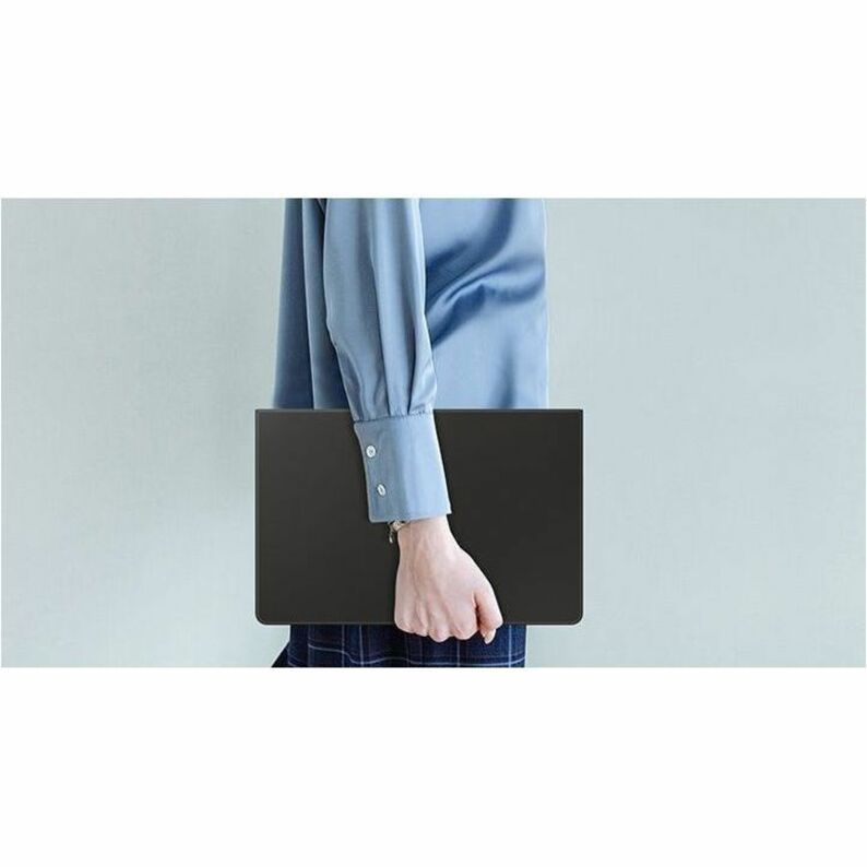 Life-Style Image for Samsung Book Cover Carrying Case (Book Fold) Samsung Galaxy Tab S10 FE+ Tablet - Black