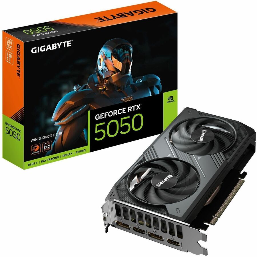 Alternate-Image1 Image for GIGABYTE NVIDIA GeForce RTX 5050 Graphic Card - 8 GB GDDR6