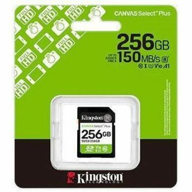 Alternate-Image2 Image for Kingston Canvas Select Plus 256 GB Class 10/UHS-I (U1) V10 SDXC - 1