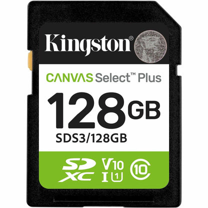 Main Image for Kingston Canvas Select Plus 128 GB Class 10/UHS-I (U1) V10 SDXC - 1