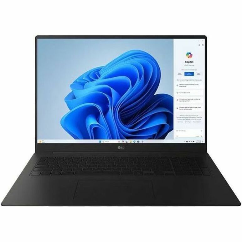 Front Image for LG gram Pro 17Z90TR-E.AAB4U1 17" Notebook - WQXGA - 144 Hz - Intel Core Ultra 7 255H - Intel Evo Platform - 16 GB - 1 TB SSD - Deep Black