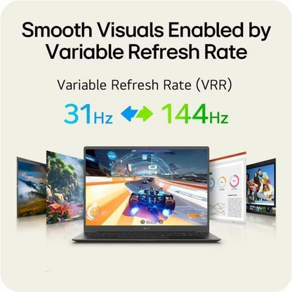 Alternate-Image7 Image for LG gram Pro 17Z90TR-E.AAB4U1 17" Notebook - WQXGA - 144 Hz - Intel Core Ultra 7 255H - Intel Evo Platform - 16 GB - 1 TB SSD - Deep Black