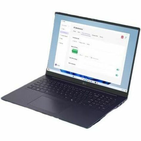 Left Image for LG gram Pro 17Z90TR-E.AAB4U1 17" Notebook - WQXGA - 144 Hz - Intel Core Ultra 7 255H - Intel Evo Platform - 16 GB - 1 TB SSD - Deep Black