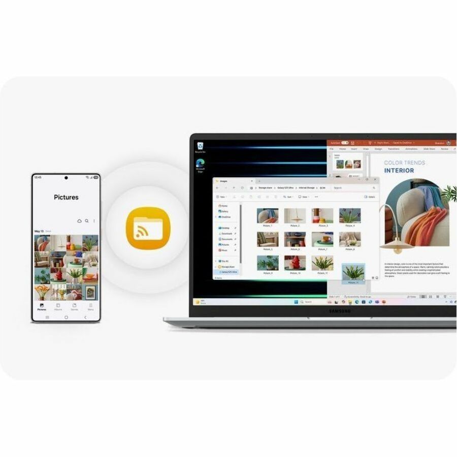Alternate-Image9 Image for Samsung Galaxy Book5 NP754XHD-KB3US 15.6" Notebook - Full HD - Intel Core Ultra 7 255U - 16 GB - 512 GB SSD - Silver