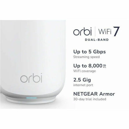 Alternate-Image1 Image for Netgear Orbi Wi-Fi 7 IEEE 802.11be Ethernet Wireless Router