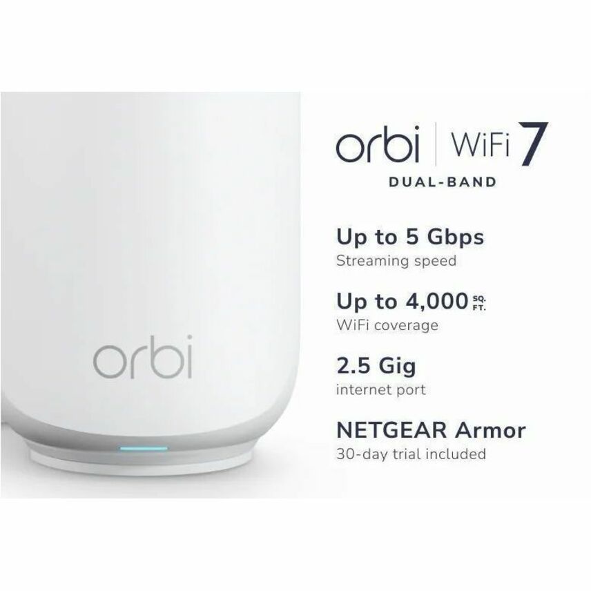 Alternate-Image5 Image for Netgear Orbi RBE372 Wi-Fi 7 IEEE 802.11be Ethernet Wireless Router