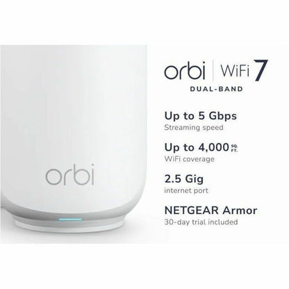 Alternate-Image5 Image for Netgear Orbi RBE372 Wi-Fi 7 IEEE 802.11be Ethernet Wireless Router