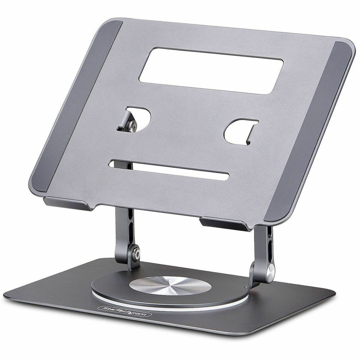 Main Image for StarTech Rotating Laptop Stand, 360 Swivel, Ergonomic Desk Riser for Computer, Adjustable Height/Tilt, Max 11lb, Aluminum, Portable