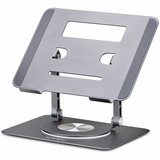 Main Image for StarTech Rotating Laptop Stand, 360 Swivel, Ergonomic Desk Riser for Computer, Adjustable Height/Tilt, Max 11lb, Aluminum, Portable