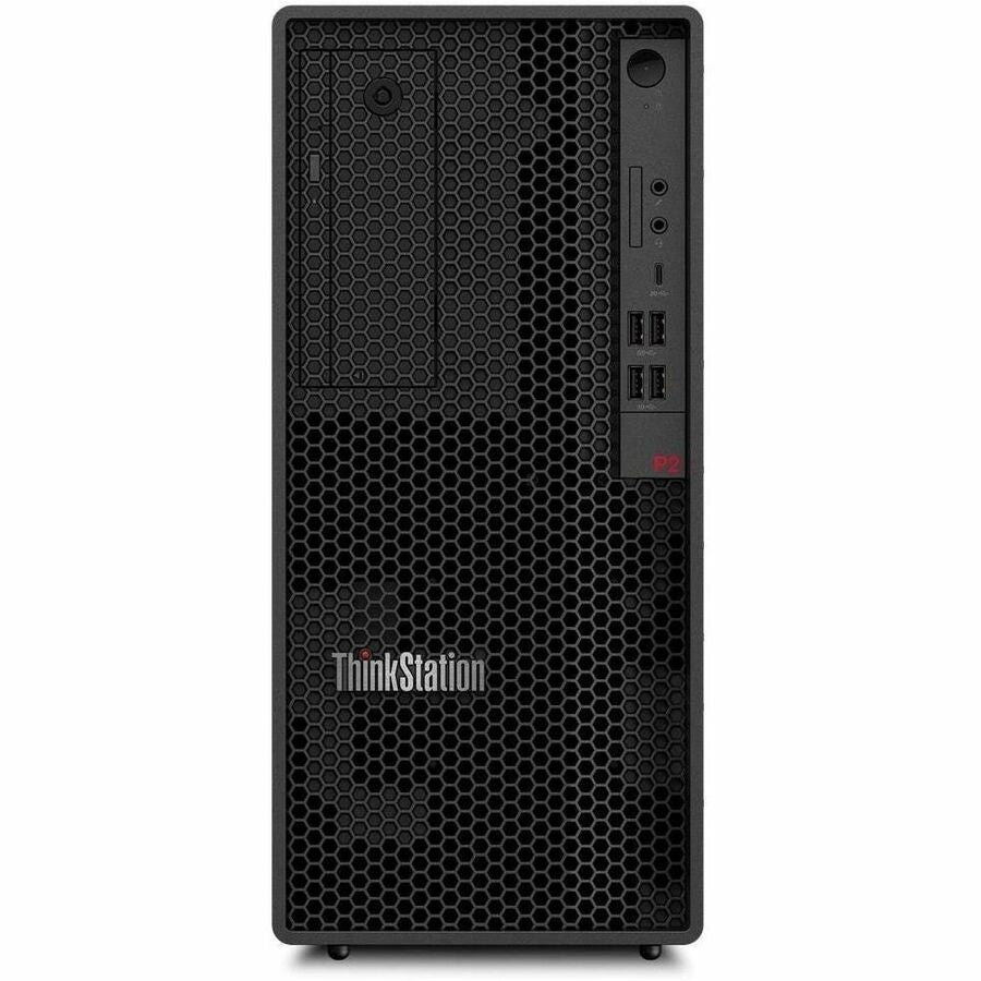 Front Image for Lenovo ThinkStation P2 Gen 2 30JQ0058US Workstation - 1 x Intel Core Ultra 7 265 - 32 GB - 512 GB SSD - Tower
