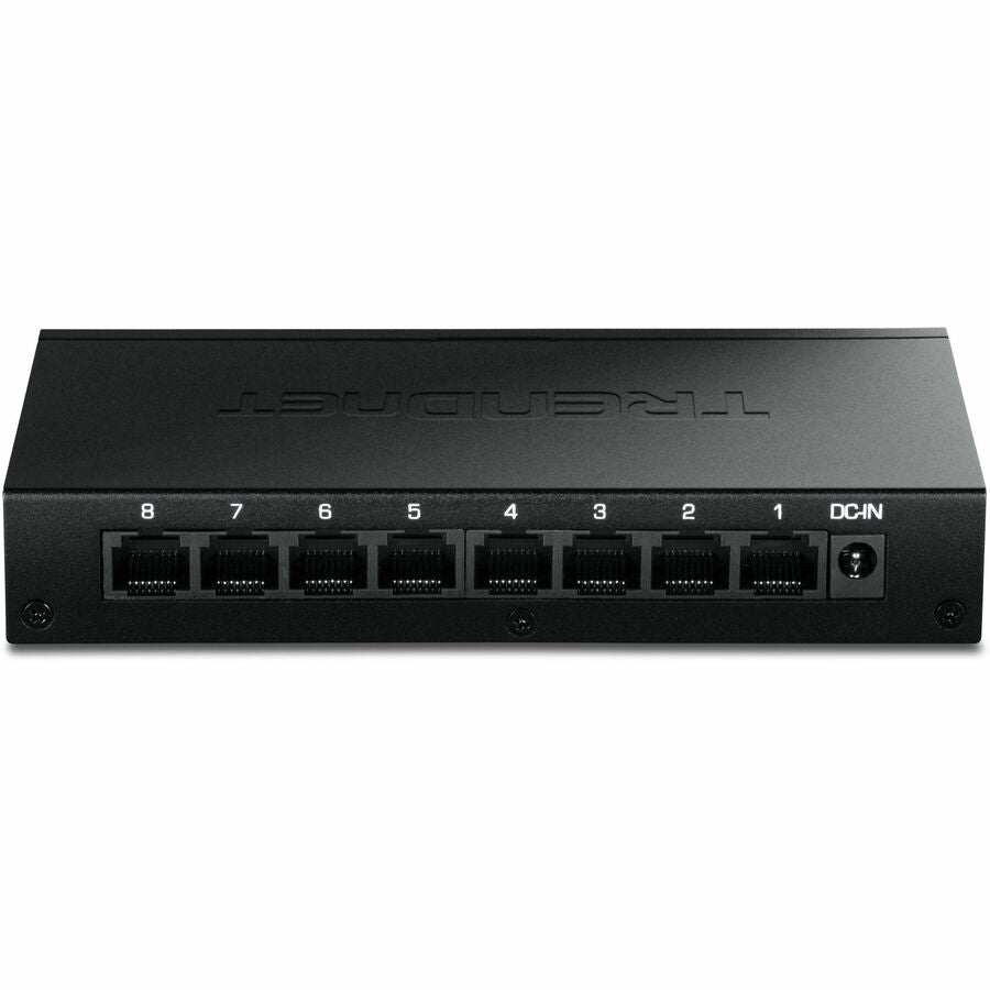 Alternate-Image1 Image for TRENDnet 8-Port 2.5Gb Switch, TEG-S381, 8 x 2.5G RJ45 Ports, 40Gbps Switching Capacity, NDAA + TAA Compliant, Ethernet Splitter, for Game Console, NAS, PC, Lifetime Protection