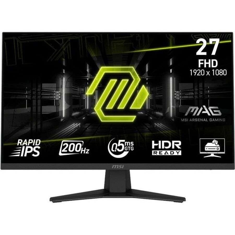Front Image for MSI MAG 274F 27" Class Full HD Gaming LCD Monitor - 16:9 - Black