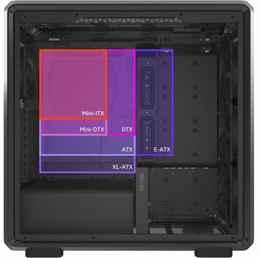 Alternate-Image6 Image for Cooler Master Premium Modular ATX Case MasterFrame 600