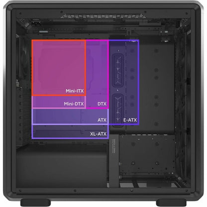 Alternate-Image6 Image for Cooler Master Premium Modular ATX Case MasterFrame 600